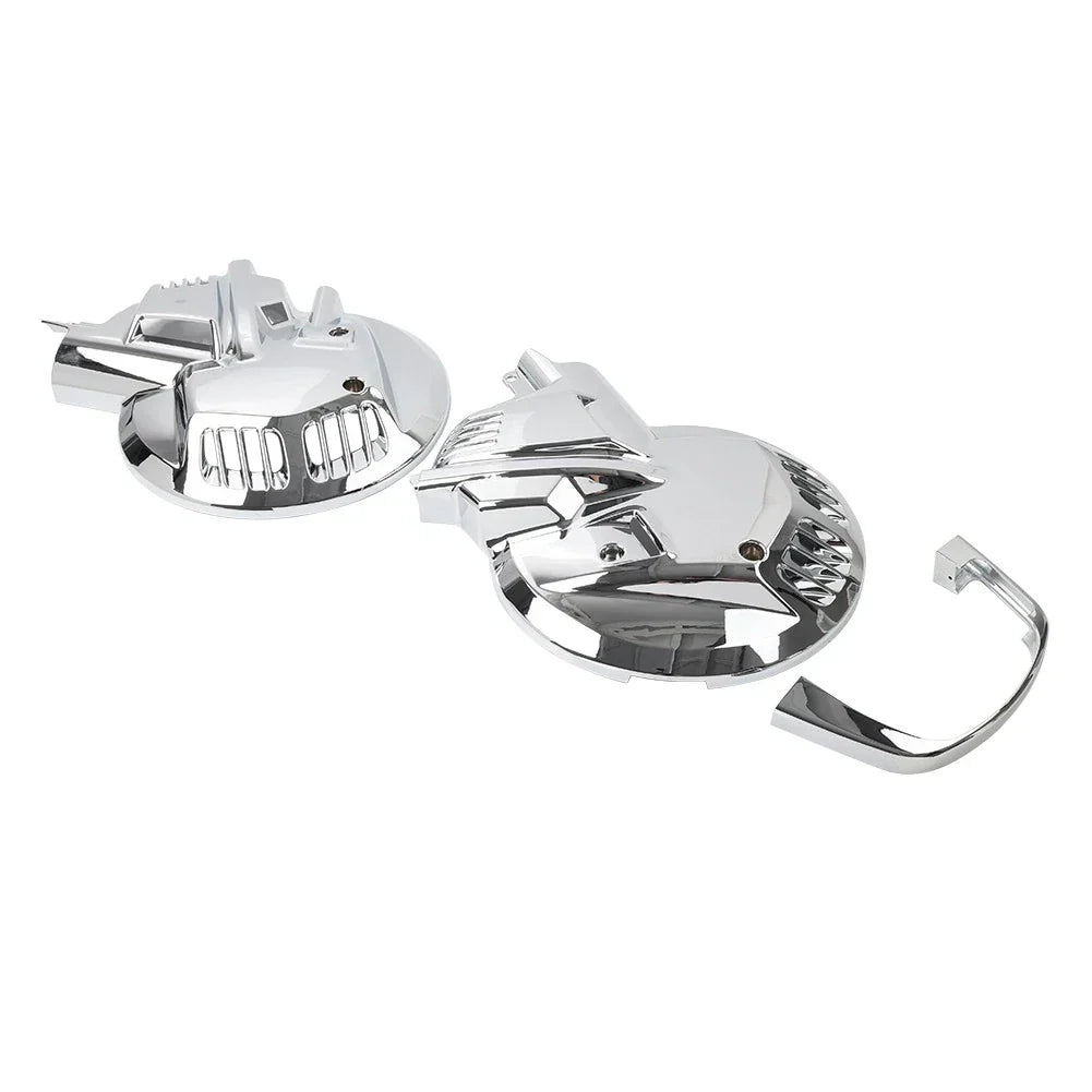 Chrome Front Brake Rotor Disc Covers for Honda Goldwing GL1500 88-00
