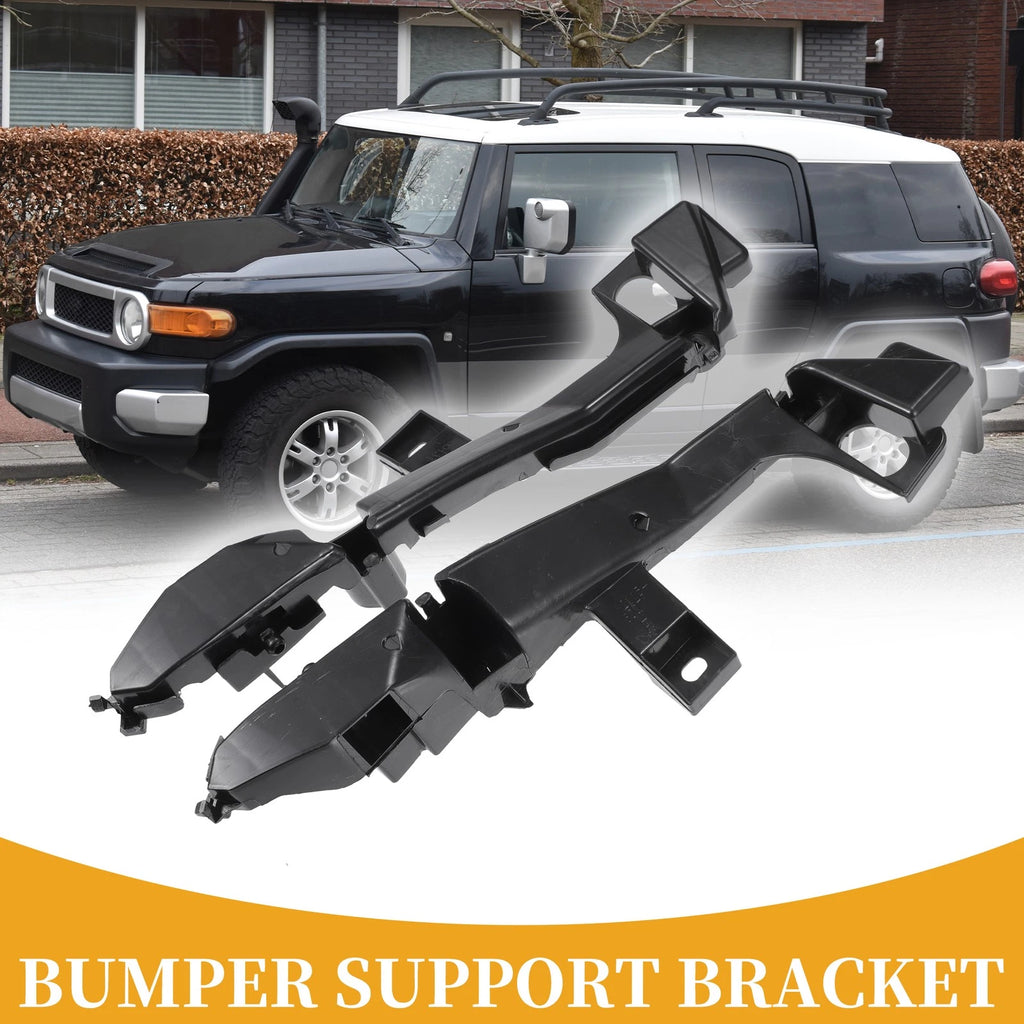 Set of 2 LH RH Front Bumper Support Brackets for Toyota Cruiser (2003–2008)
