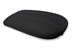 Leather Console Lid Pull Over Cover for Ford Expedition (1997–2002) Blue Stitch