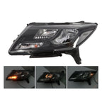 Black Headlights for Nissan Pathfinder (2013–2016) Driver & Passenger Side