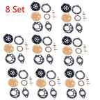 Set of 8 Carburetor Gasket Kit for Tillotson RK-88HL Poulan Ryobi Stihl