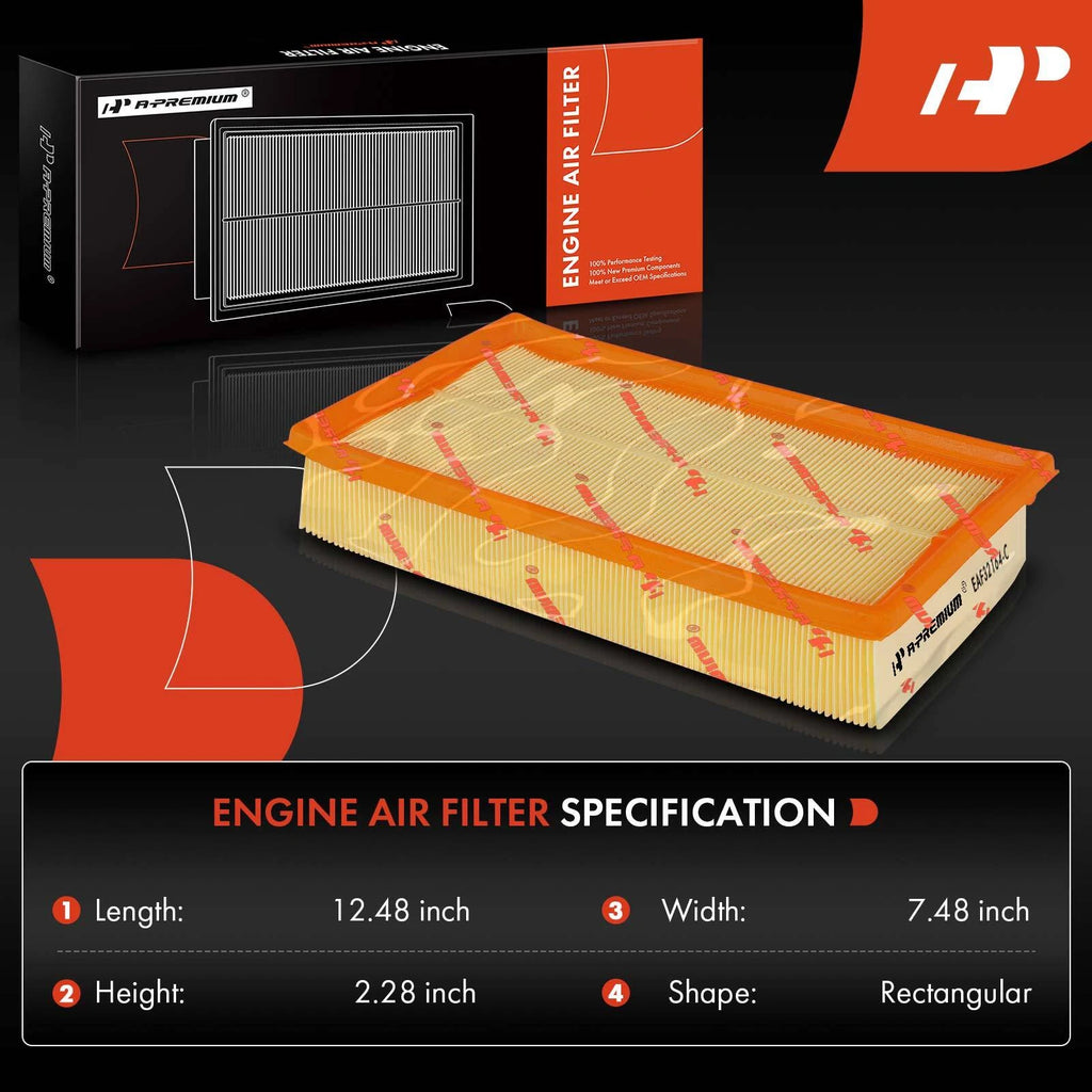 2X Engine Air Filter for Mercedes-Benz C43 AMG (1998-2003)