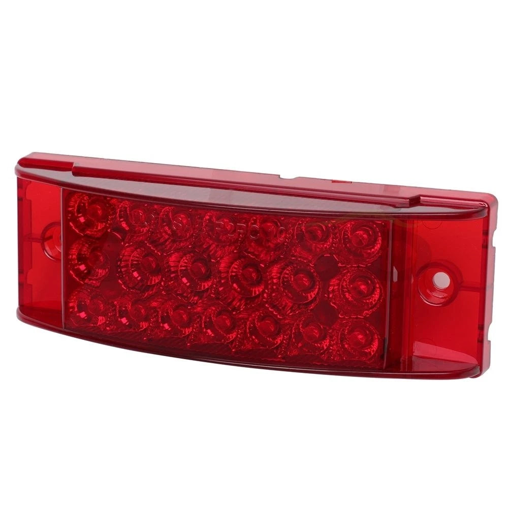 5PCS Red Lens Side Marker for Peterbilt 367 (2008) & Freightliner Argosy (2008)