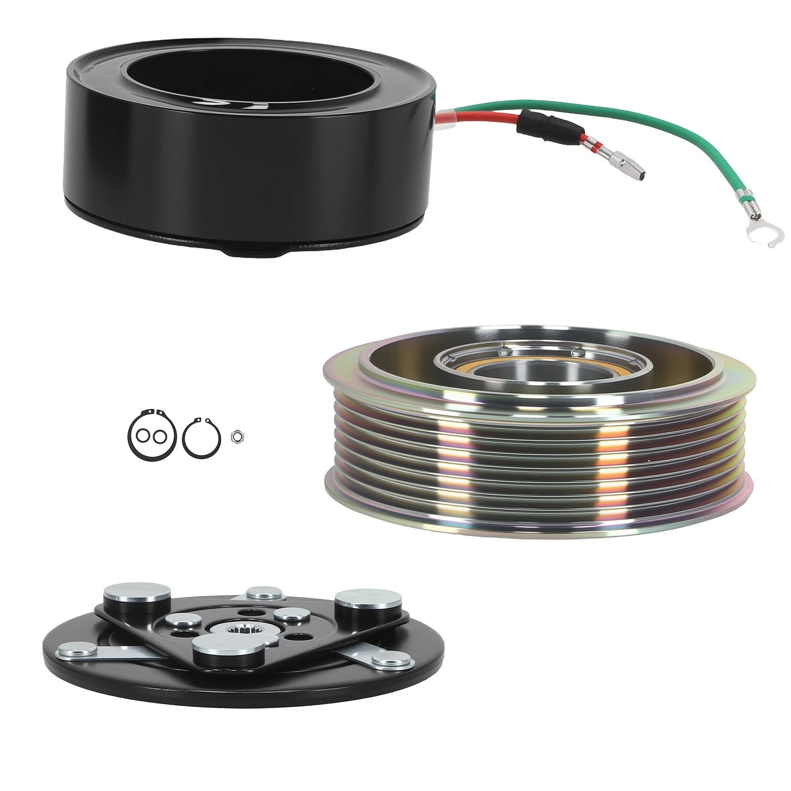 7PK AC Compressor Clutch Kit for Honda CR-V 2.4L (2007–2014) 38800RZYA01RM