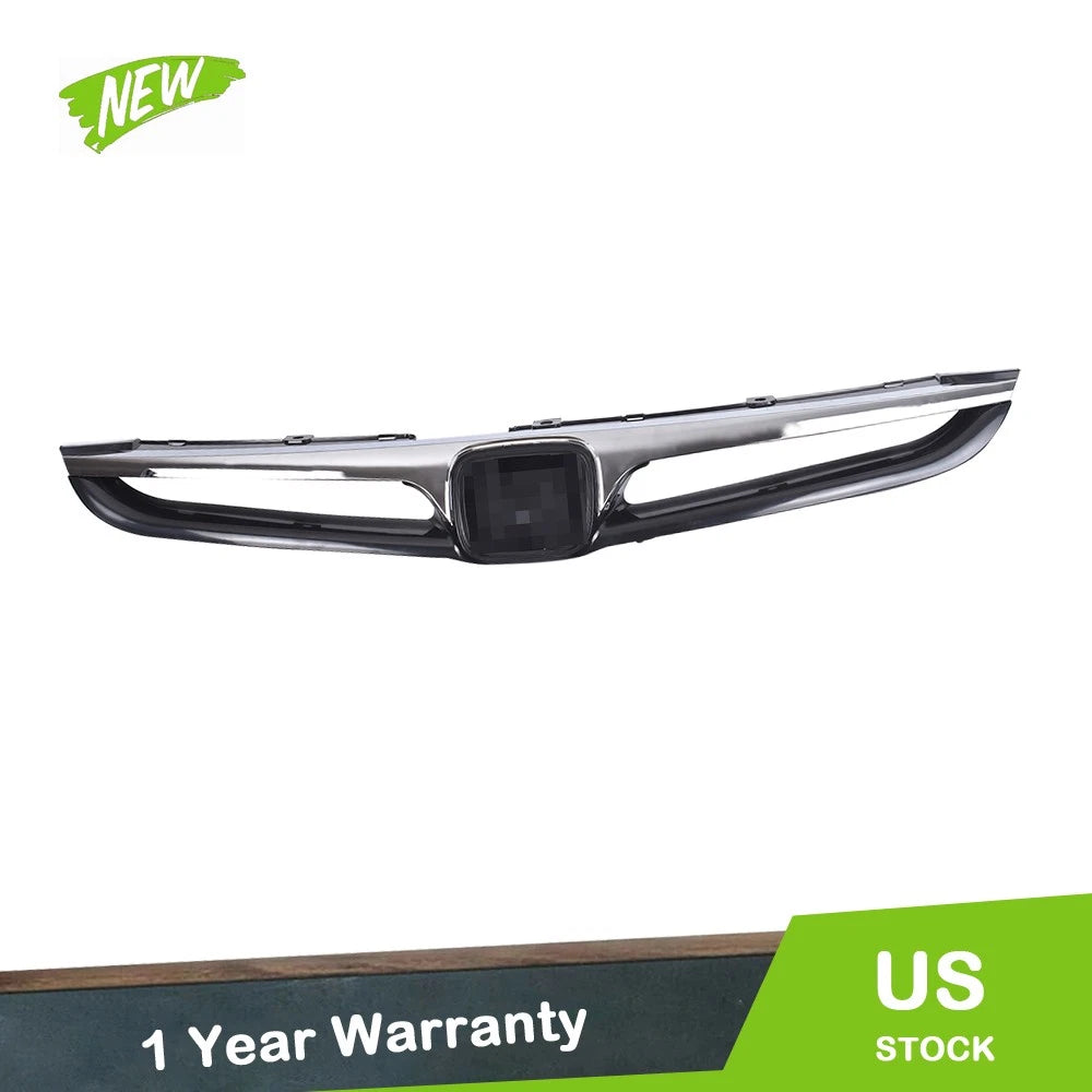 Front Upper Grille Replacement Set for Honda Accord 4-Door Sedan (2006–2007)