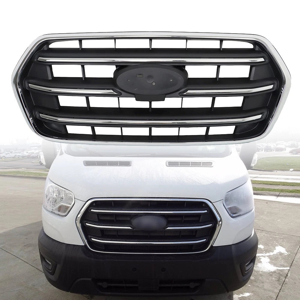Chrome Front Upper Crossbar Grille for Ford Transit T150 (2020–2022)