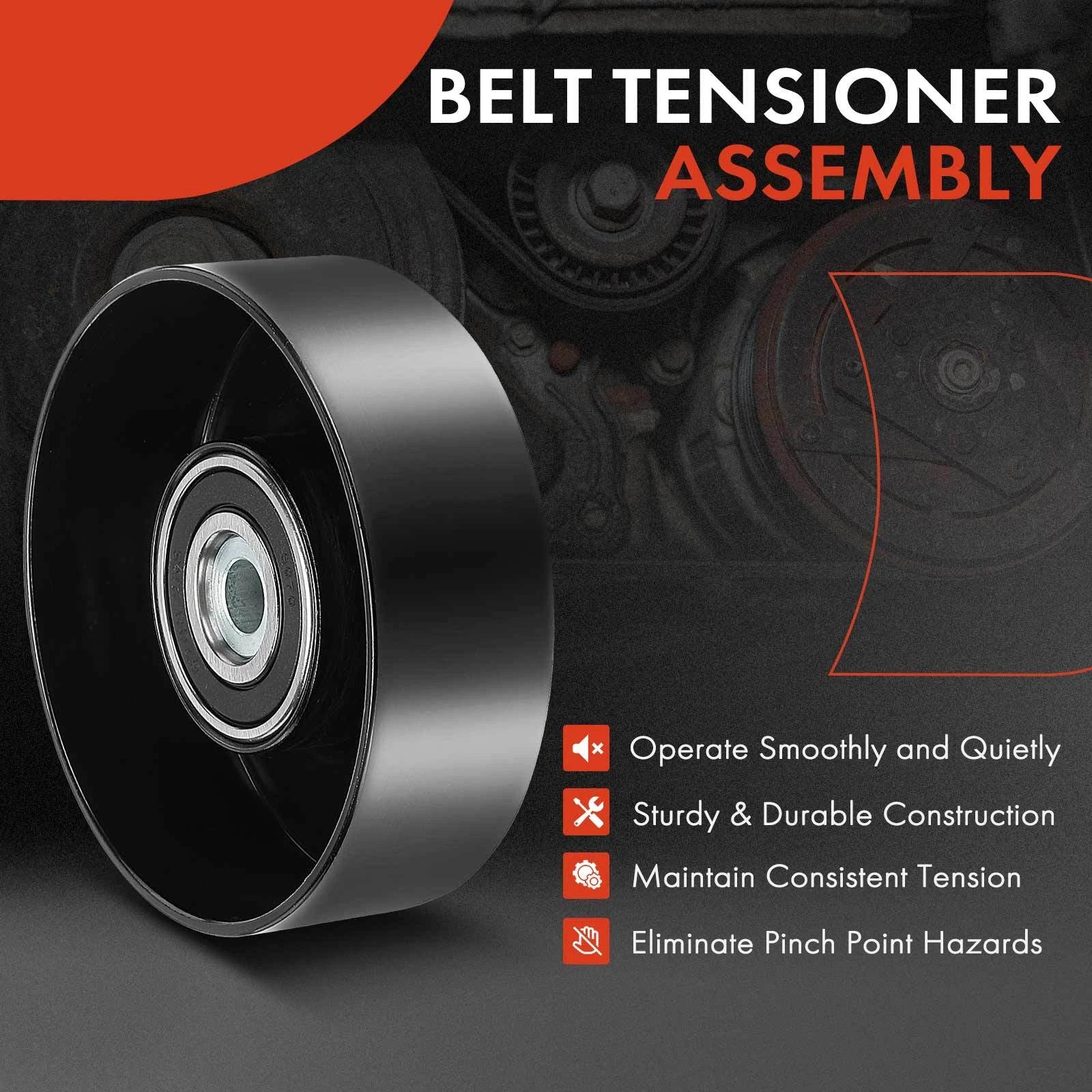 Belt Tensioner Pulley for Chrysler Dodge Jeep Plymouth (1984–2000)
