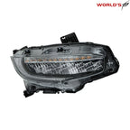 RH LED Headlight for Honda Civic (2016–2021) Clear Lens Chrome