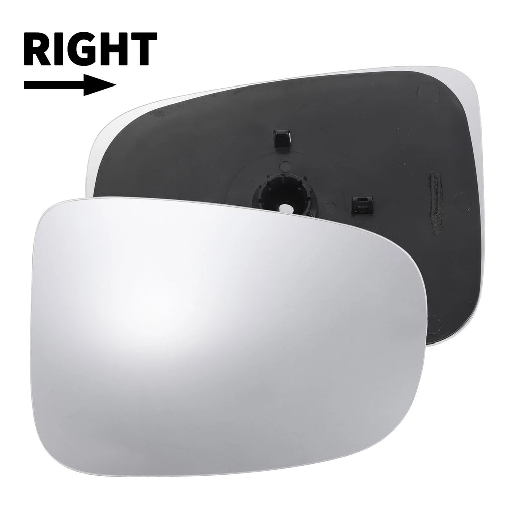 Right Side White Mirror Glass for Ford Transit (Convex, Non-Heated)