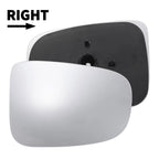 Right Side White Mirror Glass for Ford Transit (Convex, Non-Heated)