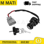 Ignition Key Switch 28P-82510-00-00 for Yamaha Kodiak 700 YFM700K (2016–2023)