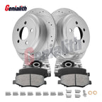 Rear Brake Rotors & Pads + Calipers Kit for Dodge Nitro, Jeep Liberty (2007–2011)