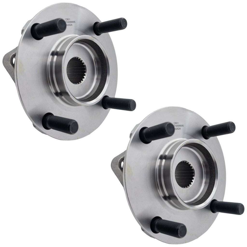 Set of 2 Wheel Hubs for Nissan Cube