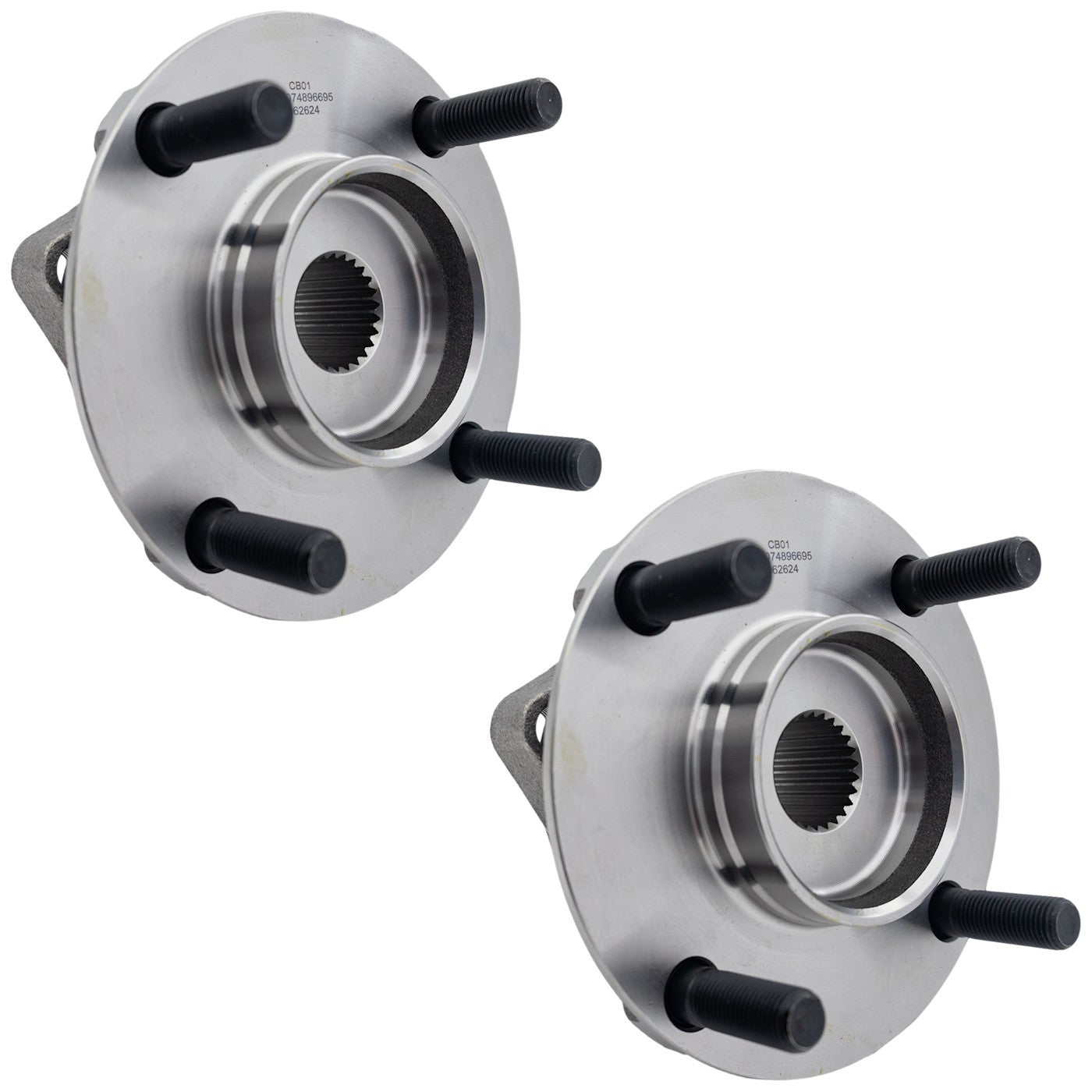 Set of 2 Wheel Hubs for Nissan Cube