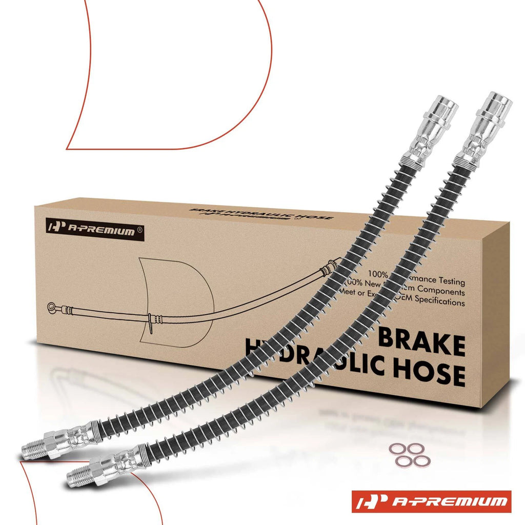 2X Rear Brake Hydraulic Hose for Mercedes-Benz C250 C63 AMG (2012–2015)