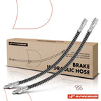 2X Rear Brake Hydraulic Hose for Mercedes-Benz C250 C63 AMG (2012–2015)