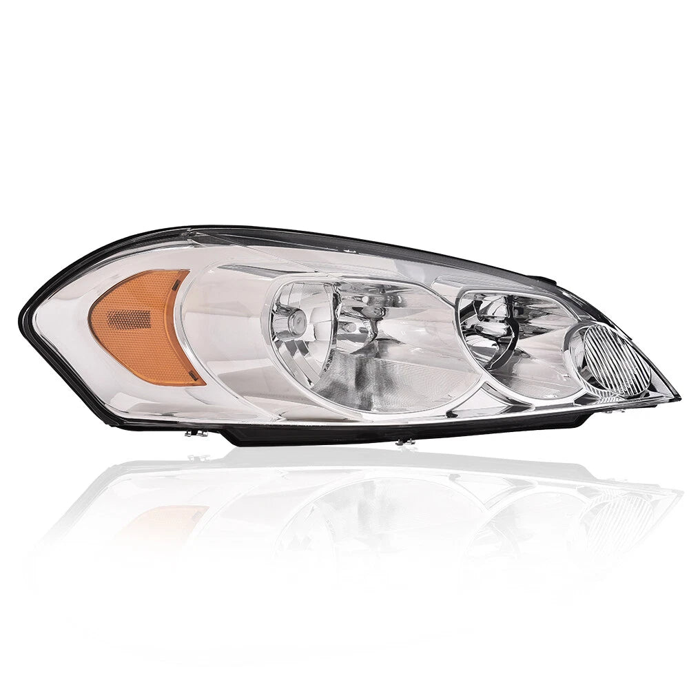 Chrome Housing Amber Headlight for Chevrolet Impala (2006–2016)