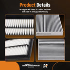 Engine Air Filter for Honda Passport (2019–2023) 17220-5J6-A10 AF5266 CF159