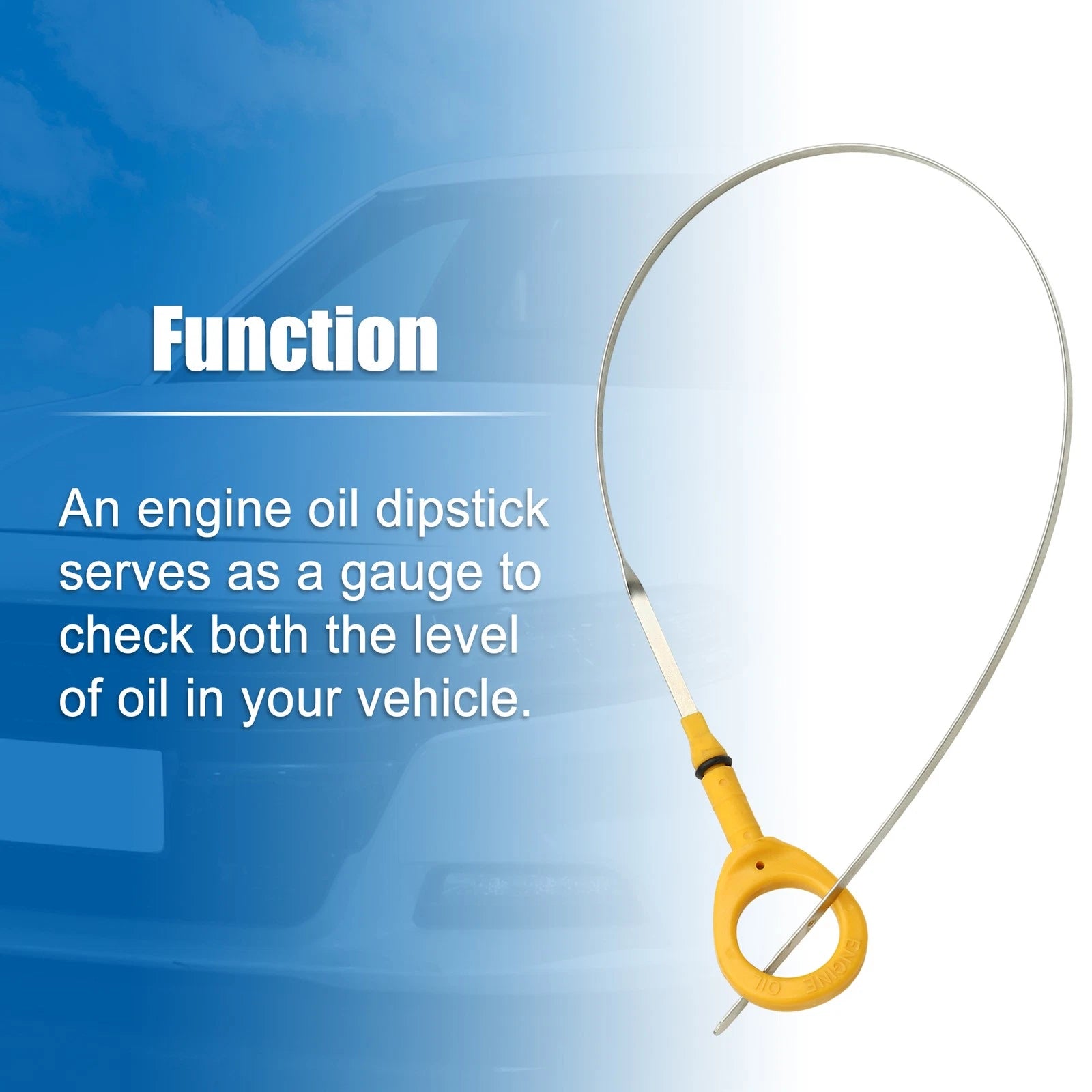 1 Pcs Engine Oil Dipstick for Toyota 4Runner (No. 1530162070)