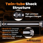 Rear Shock Absorbers for Jeep Grand Cherokee 2WD 4WD (1999–2004) 0-2.5" Lift