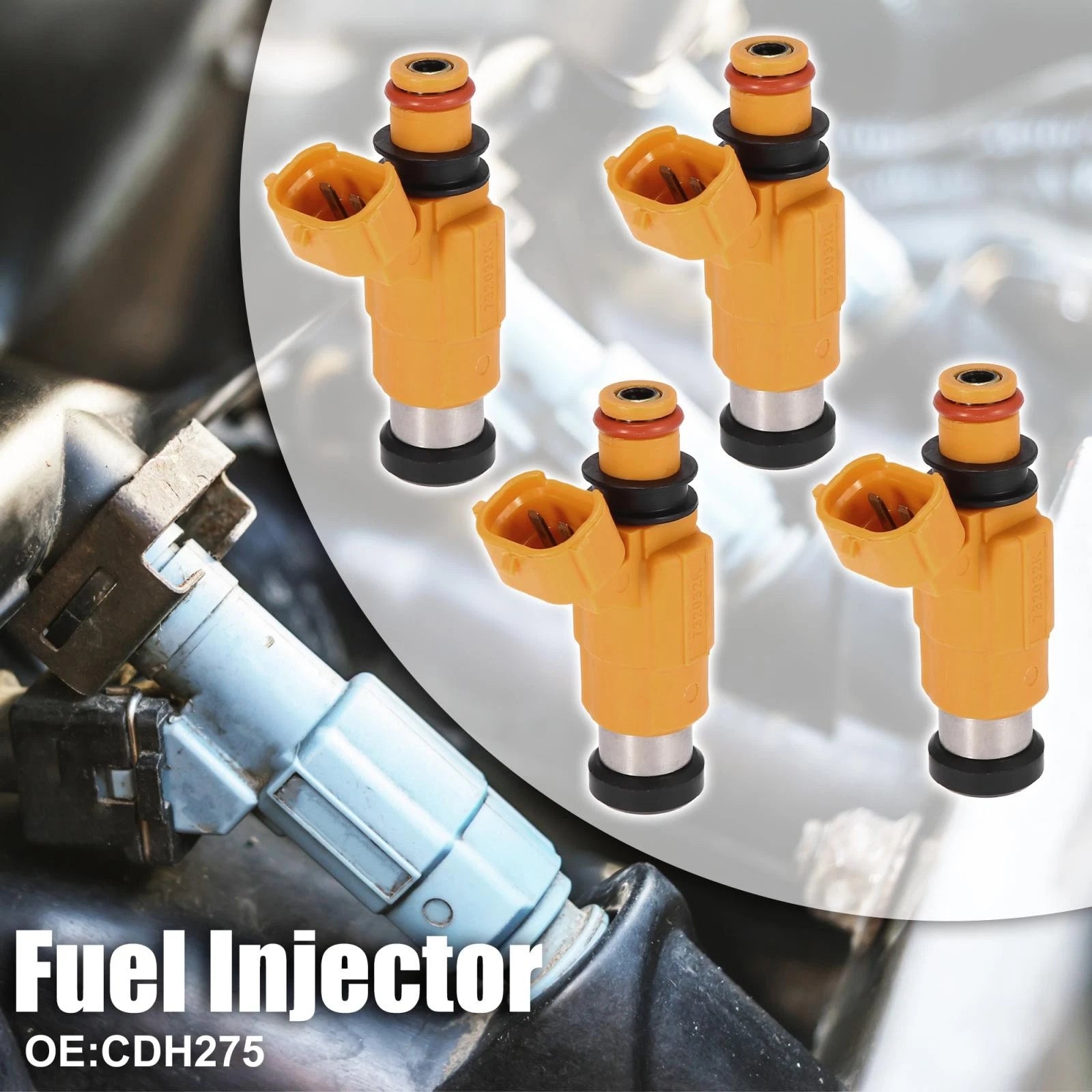 Set of 4 Fuel Injectors CDH275 MD319792 for Mitsubishi Diamante Montero Sport Galant (1992–2004)