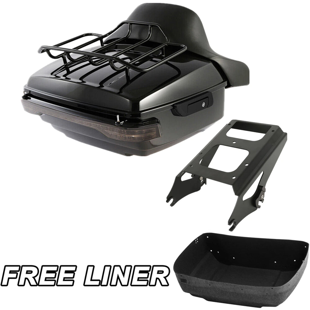 Trunk Pad Mount Rack Tail Light for Harley Electra Road Glide (2009–2013)