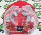 Western Star Semi Truck Hat Cap Adjustable Mesh Summer Maple Leaf