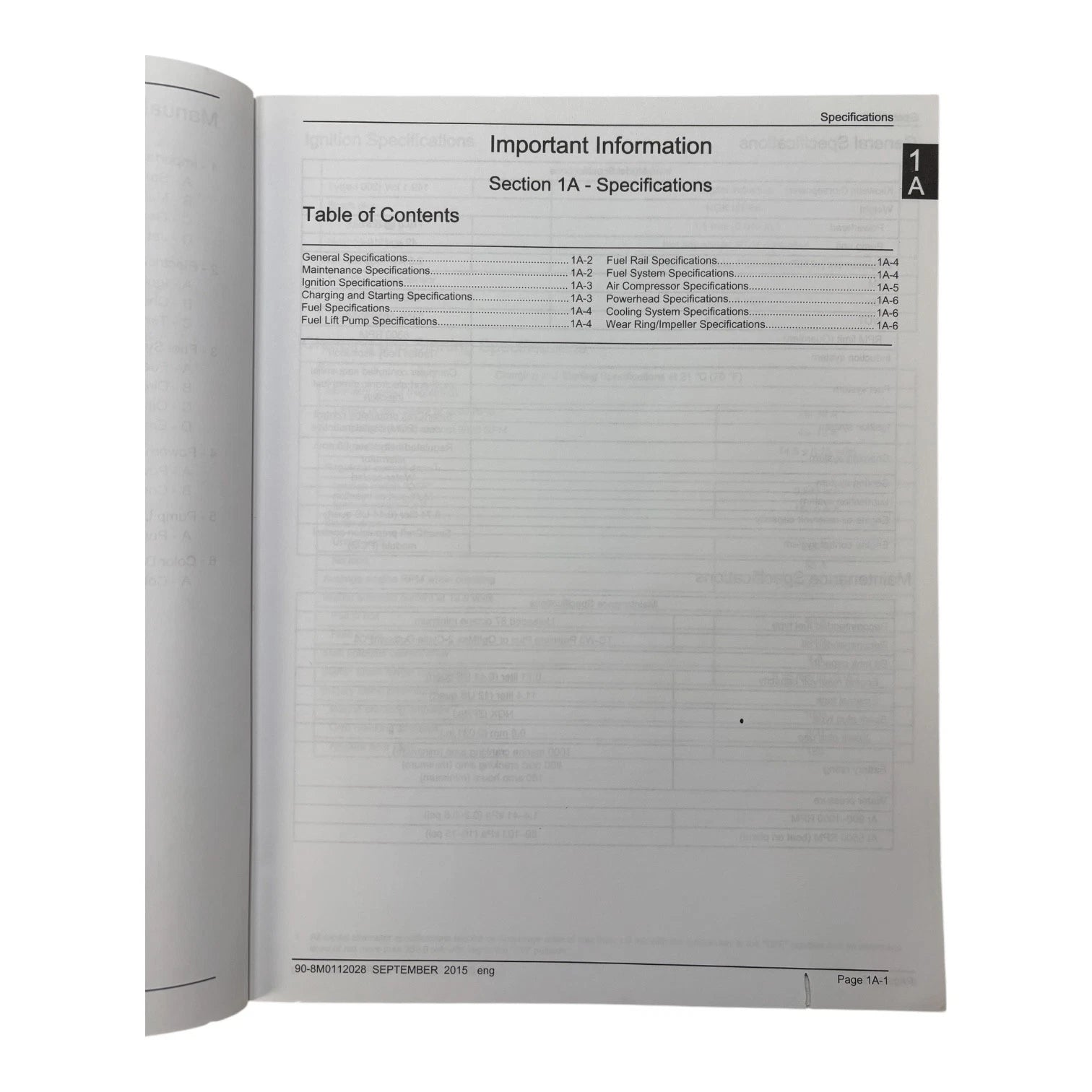Service Manual for Mercury 200 OptiMax SportJet (2015) 90-8M0112028