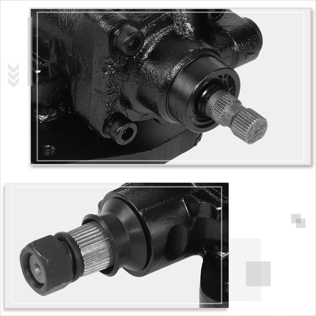 Power Steering Conversion Gear Box for Chevy C/R 10 20 30 Pickup Suburban (1980–1991)