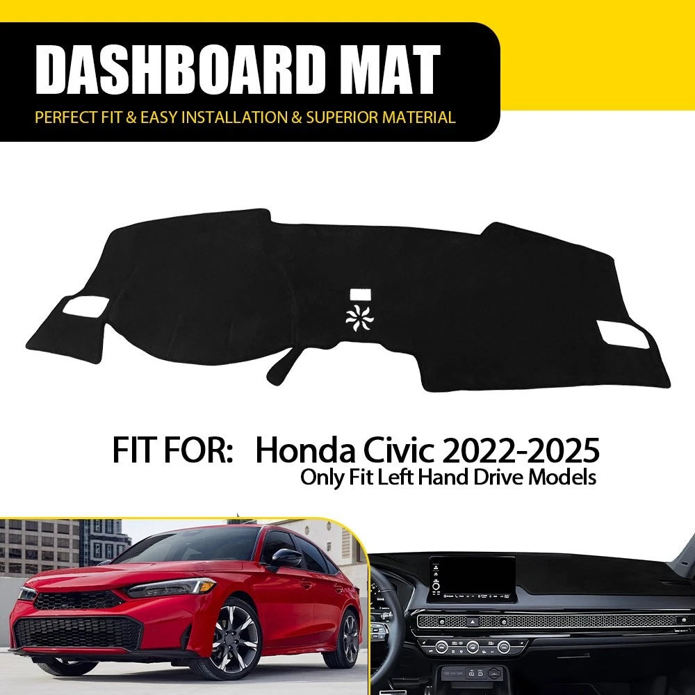 Dash Mat for Honda Civic (2022–2025) - Non-slip Dashboard Pad Cover