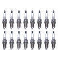 Set of 16 Denso U-Groove Spark Plugs (Gap 0.044) for Mercedes CLK55 AMG (2001–2006)