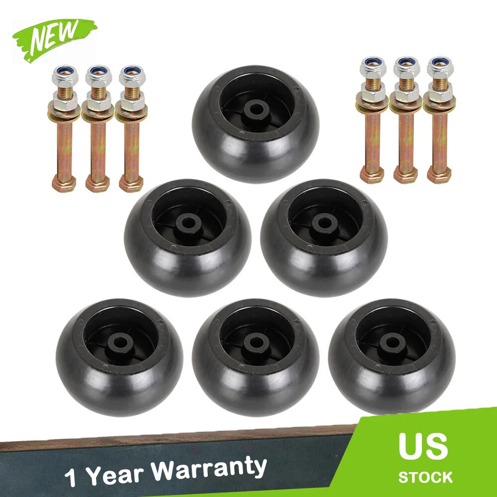 Plastic Hustler Mower Hardware Kit & Deck Wheel for Raptor (781708, 788166)