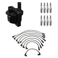 Denso Ignition Coil Wires & 8 NGK Iridium Spark Plugs Kit for C1500 C2500 C3500 (1990–1999)