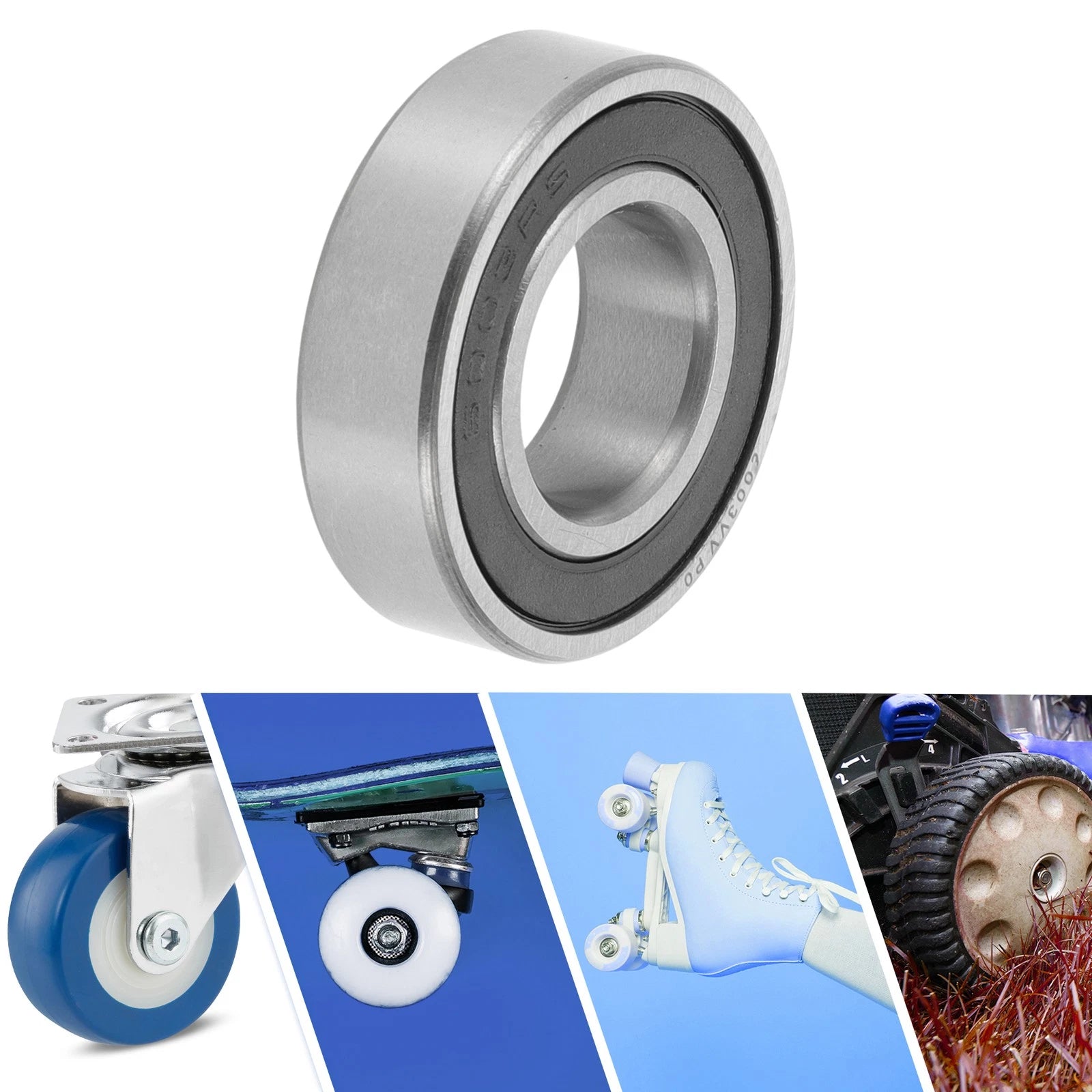 6003VV Deep Groove Ball Bearing for Scooter Skateboard Wheel (P0)