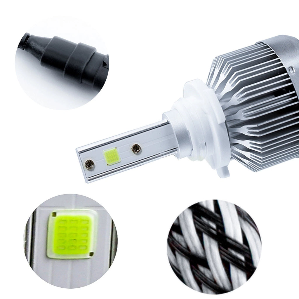 Ice Blue COB Low Beam Headlight Bulbs Kit for Honda Civic (2006-2015)