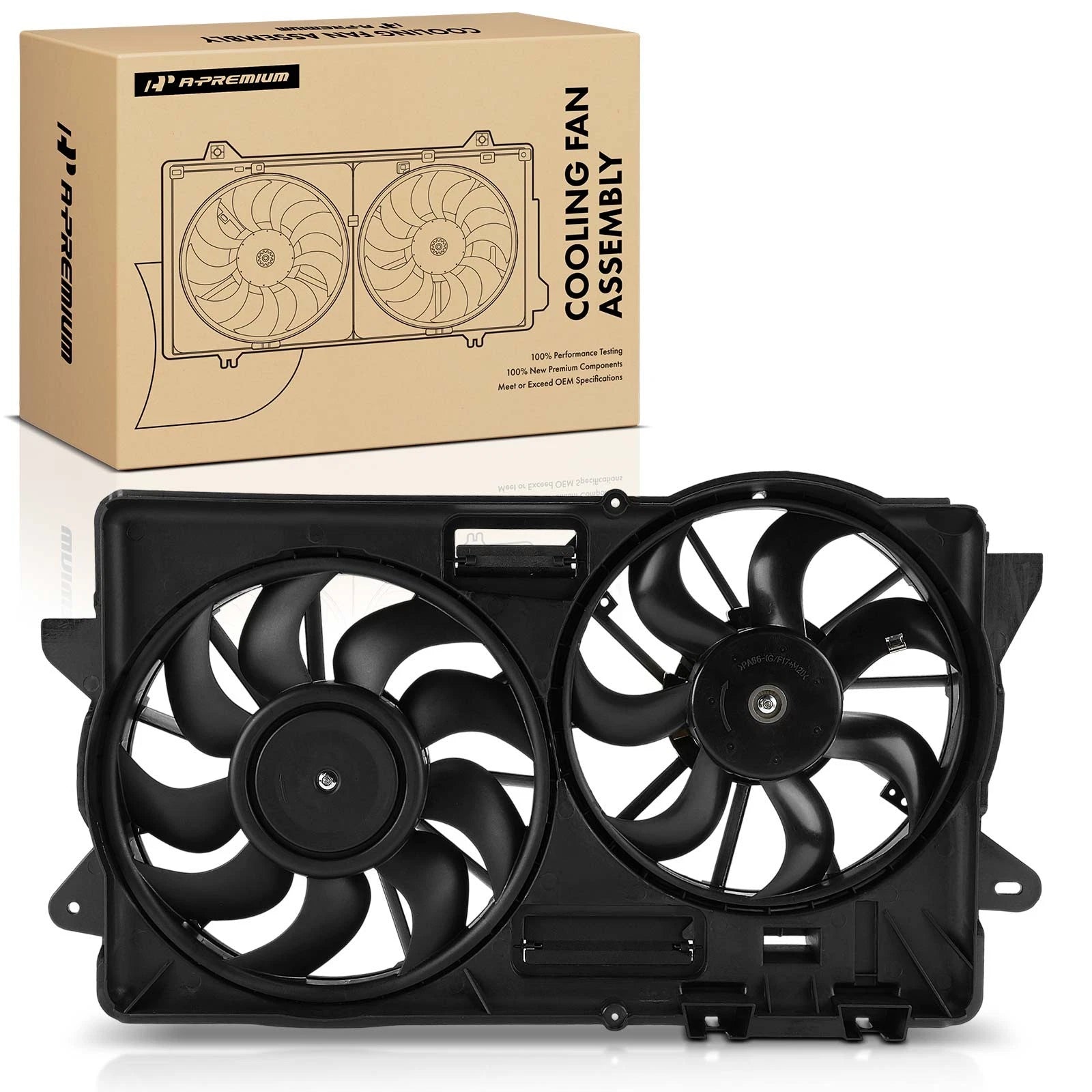 Dual Cooling Fan Assembly for Ford Mustang (2015–2024)
