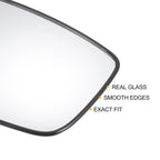 Right Side White Mirror Glass w/ Back for Honda Accord (2008–2010)