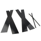 Pillar Post Door Window Trim Covers for Toyota Camry (2012-2015) 6 x Black