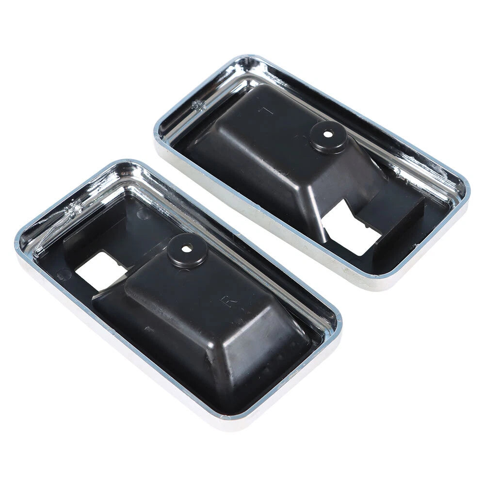 Set of 2 Black Door Handle Bezel Cups for Firebird Trans Am Camaro (1977–1981)