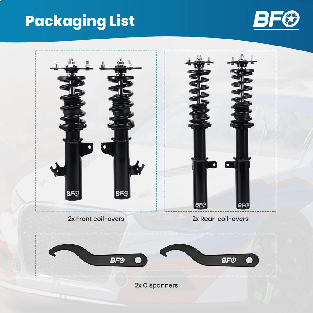 Coilovers for Toyota Camry (1992–2001) Adjustable Height Shocks Absorber