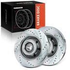 Front Drilled Brake Rotors for Ford F-150, Lincoln Mark LT (2004–2008)