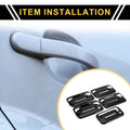 Set of 2 Exterior Door Handle Covers for Ford F-150 (2004–2014) Black