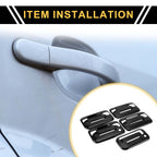Set of 2 Exterior Door Handle Covers for Ford F-150 (2004–2014) Black