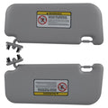Front Sun Visors Set for Toyota Corolla (2009–2013) Gray