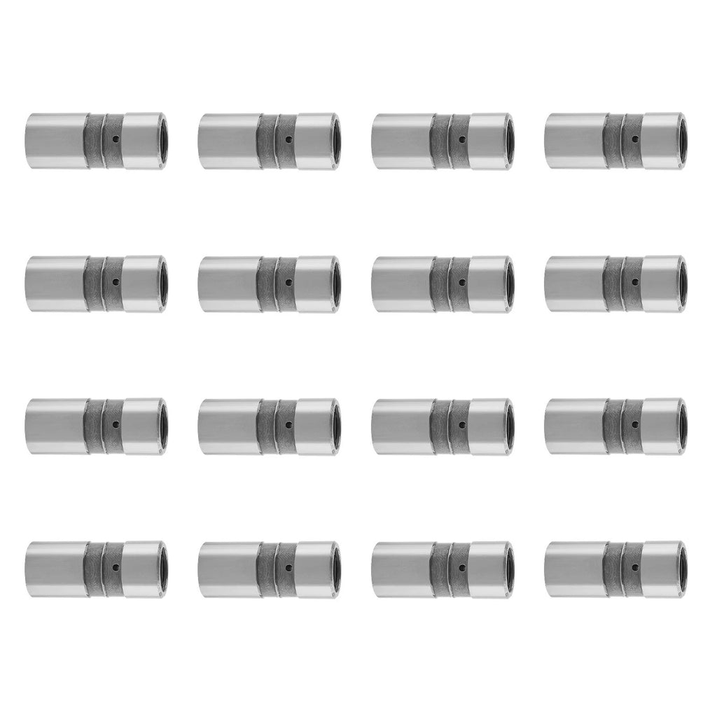 16 Hydraulic Flat Tappet Lifters for Chevrolet Small Block & Big Block (1969–1995)