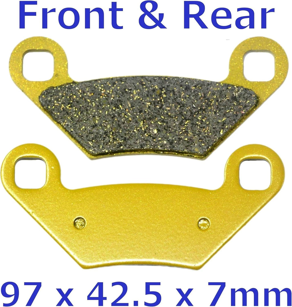 Front Rear Brake Pads for Polaris Sportsman 850 800 570 550 450 HO (2008–2023)