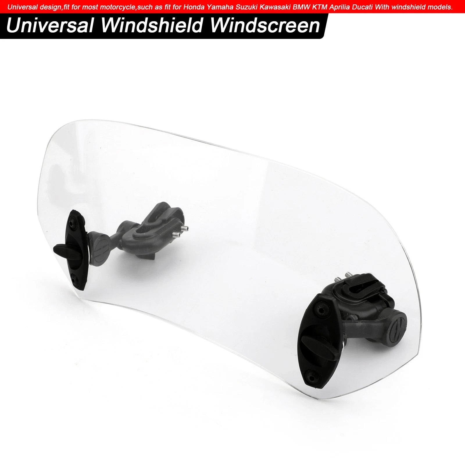 Windshield Extension Spoiler Deflector for Universal Fit (Adjustable)