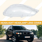 1 x Car Front Left Headlight Lens Cover for BMW X6 (2008-2014) Clear