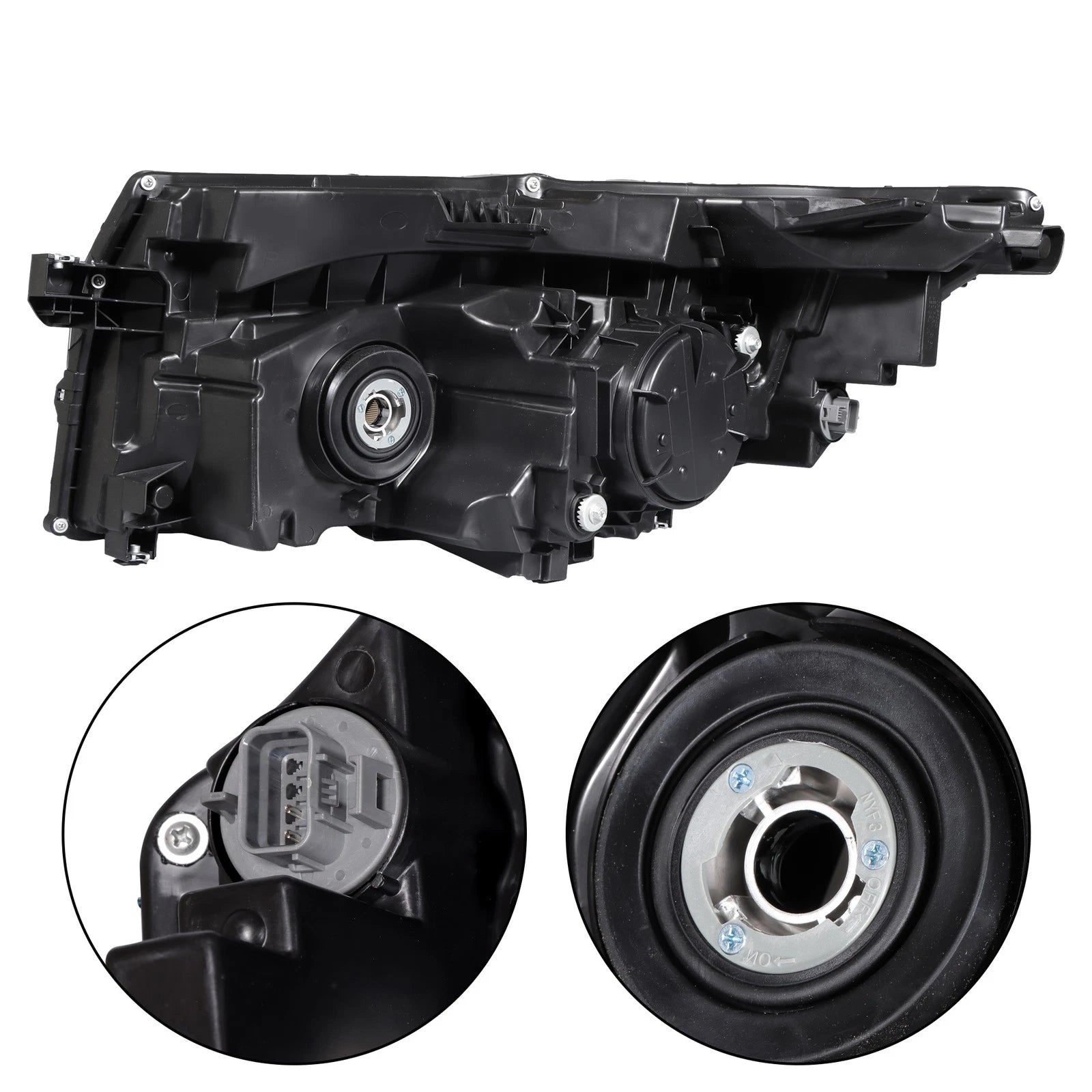 LED Projector Right Side Headlight for Honda Ridgeline (2021–2025) 5-Pin Plug