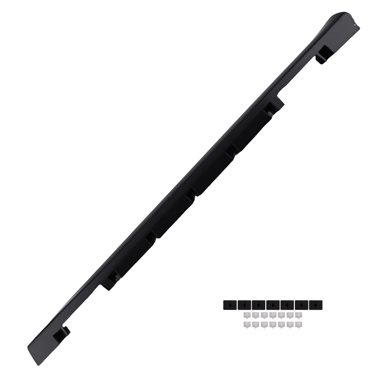 Side Skirt Extension Lip for Ford Fusion Titanium (2013–2017) Black